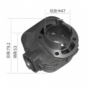 摩托車氣缸體LET'S70